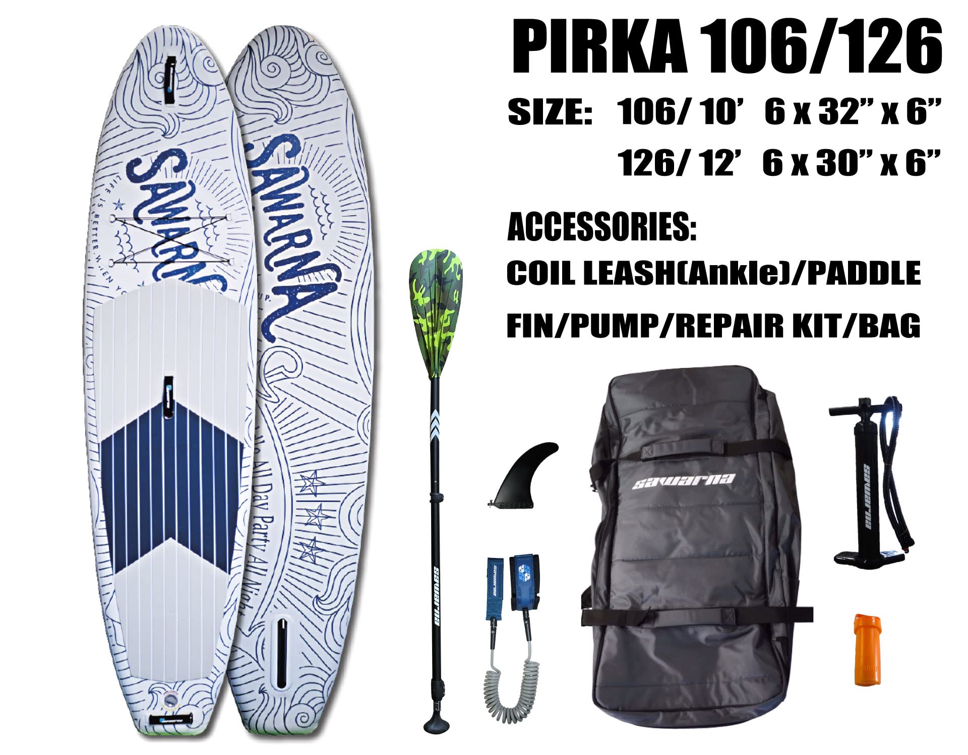 Amazon | PIRKA106BLACK | SAWARNA SUP | セイル・マスト・アクセサリ